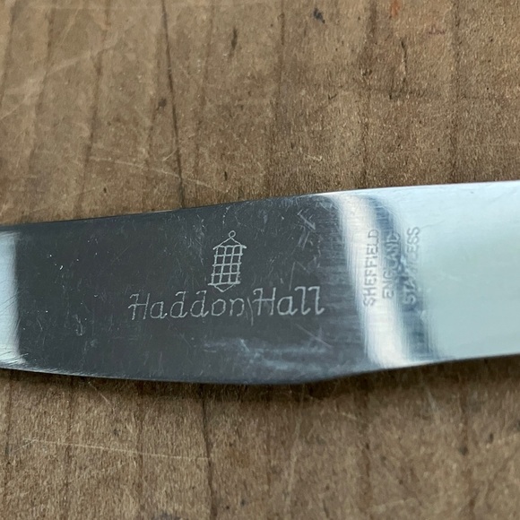 Haddon Hall Sheffield England  Cream Handled Knife - Picture 2 of 16